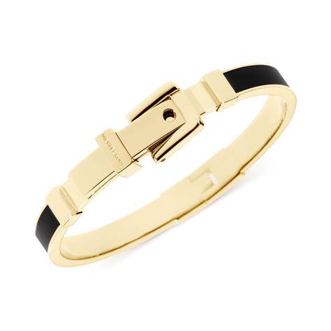 michael kors black cuff bracelet